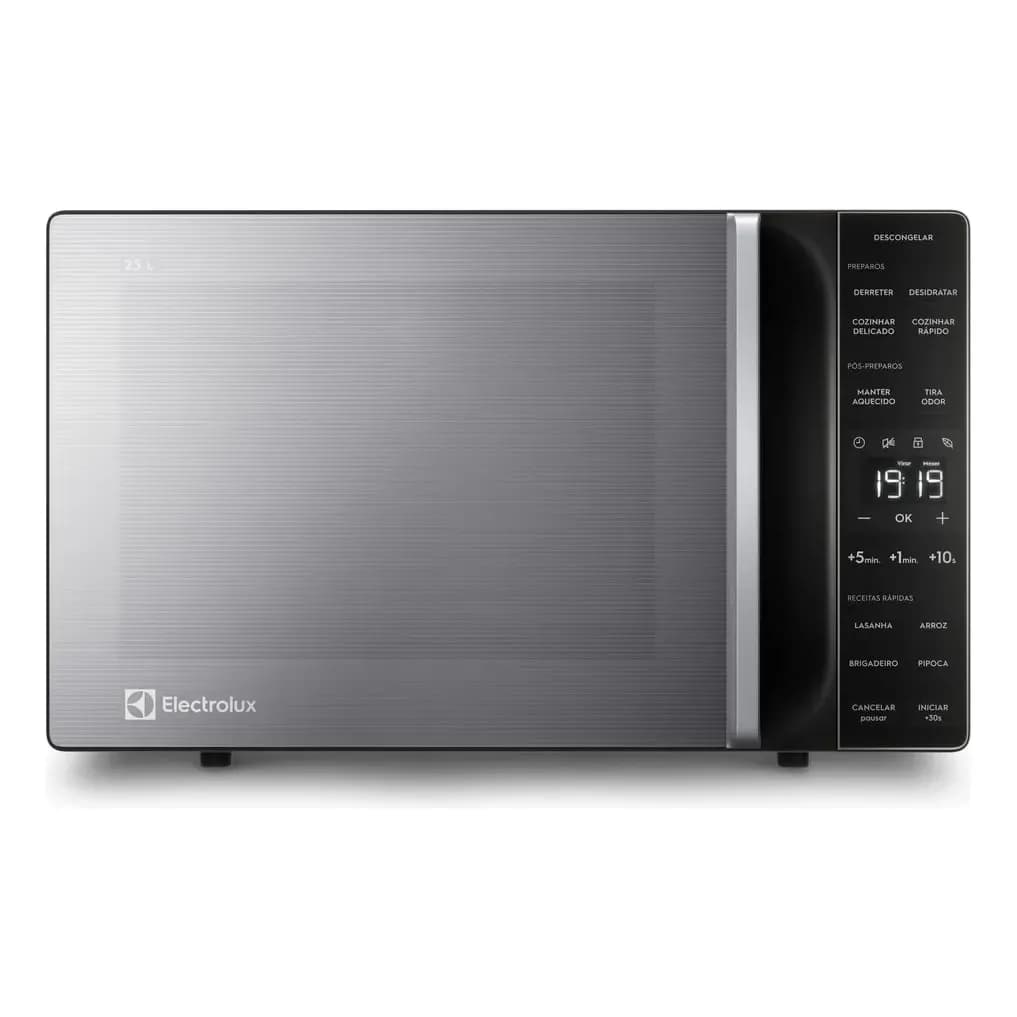 Micro-ondas ME23S 23L Efficient Com Descongelamento Assistido Cor Inox Electrolux