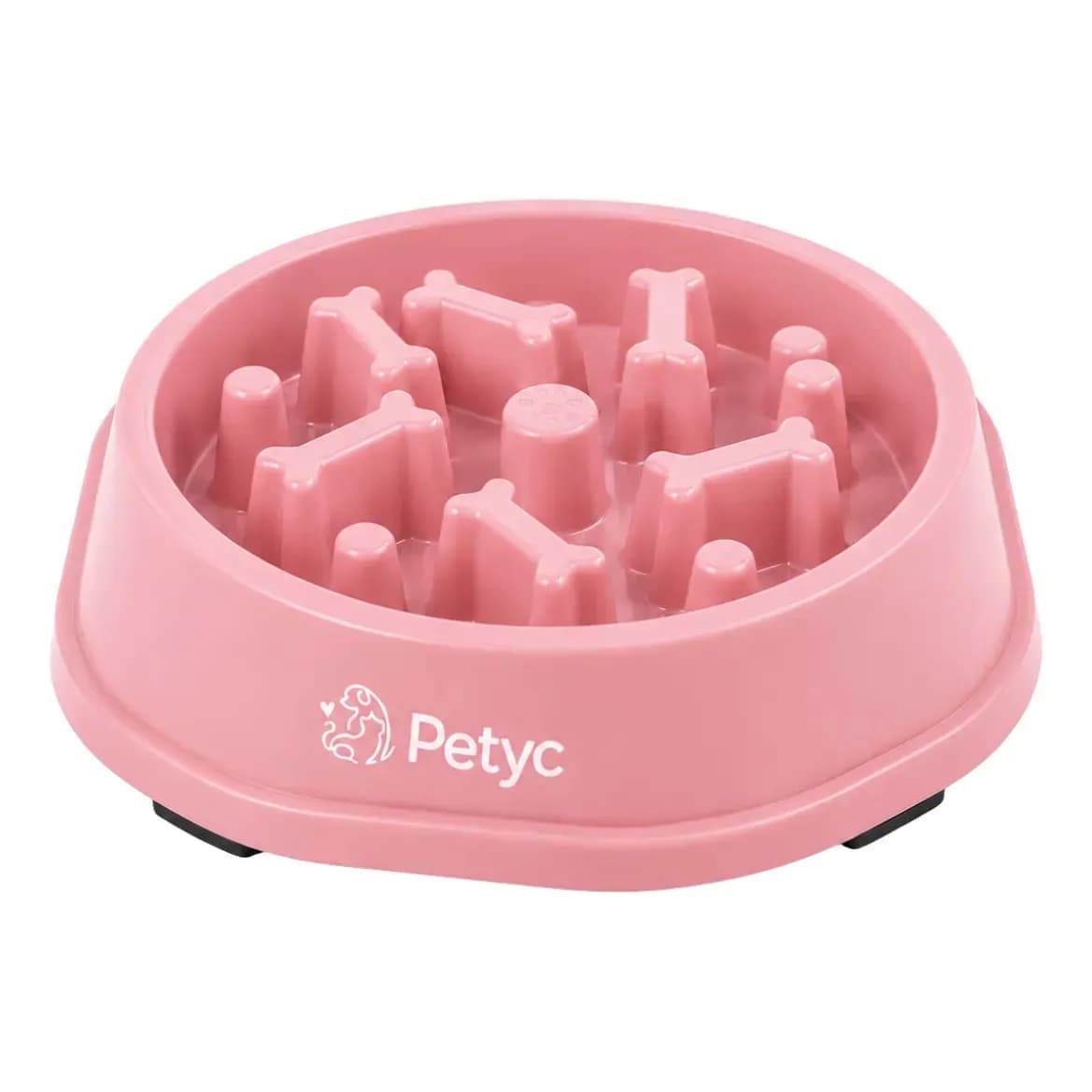 Comedouro Lento Labirinto PETYC Foodtimer para Cães Gatos Tigela Anti-engasgo Interativa Educativa Obstáculos Internos Base Antiderrapante Alimentação Lenta Refeição Gradual Ração Pequeno Médio Porte