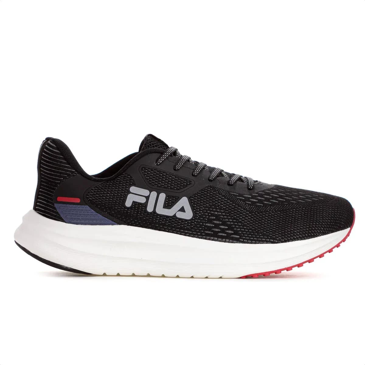 Tênis Fila Fastness Caminhada Treino Fitness Amortecimento Preto 41 Br