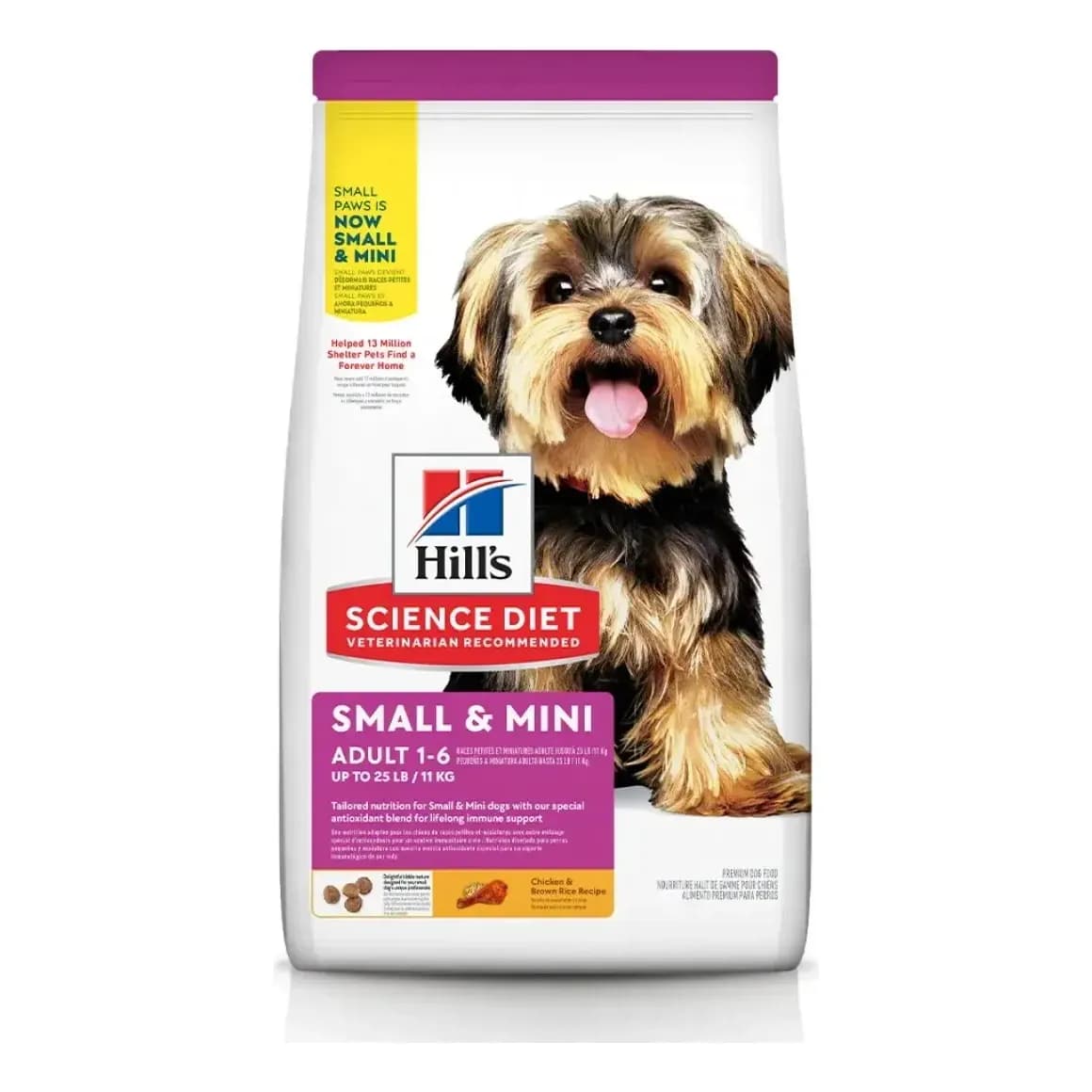 Ração Hills Cães Adultos Raças Pequenas E Mini 2.04kg