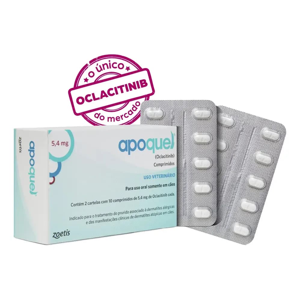 Apoquel 5,4 mg - Para coceira em cães - Zoetis