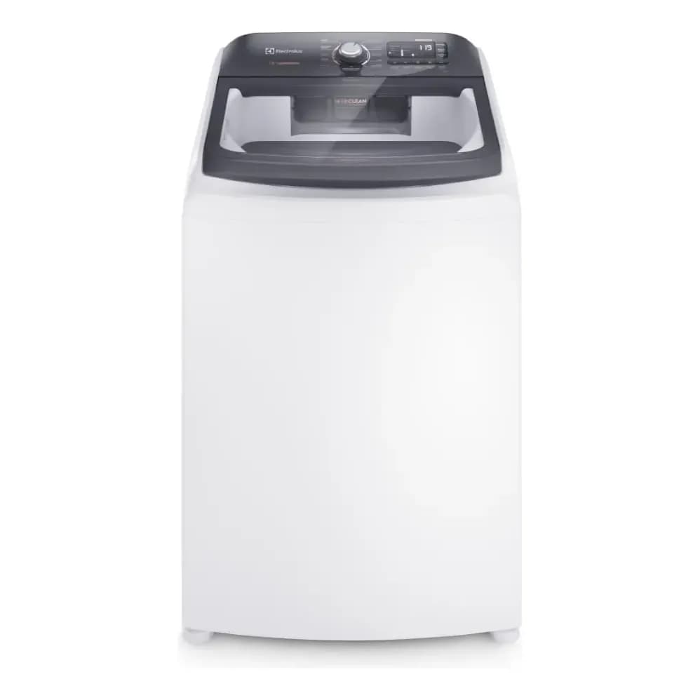 Máquina de Lavar Electrolux LEC15 Branca 15kg Premium Care com Cesto Inox Jet&Clean e Time Control
