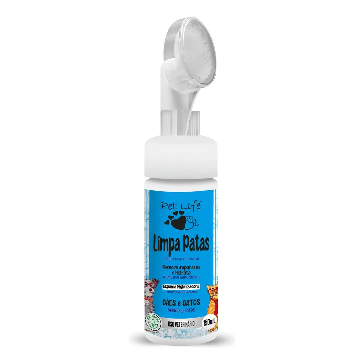 Limpa Patas Pet Life Para Cães E Gatos 150ml