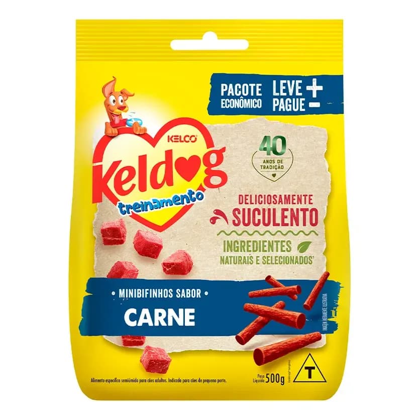 Bifinho Para Cães Keldog Carne 500g Kelco