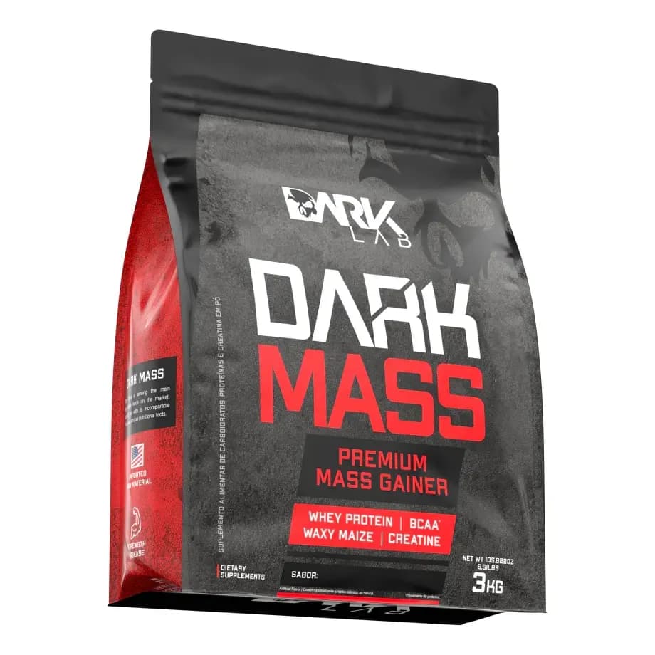 Suplemento em pó Dark Lab Carboidratos Dark Mass 3kg sabor Biscoitos x 3kg