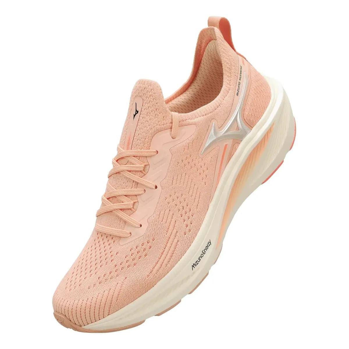 Tênis Mizuno Sunrise Esportivo Corrida Caminhada Original Rosa Liso 38