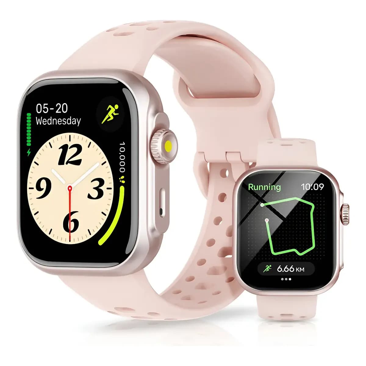 Relógio Smartwatch Bettdow Fb041 47 mm Esportivo Alexa E Gps 1.85 Cor Rosa
