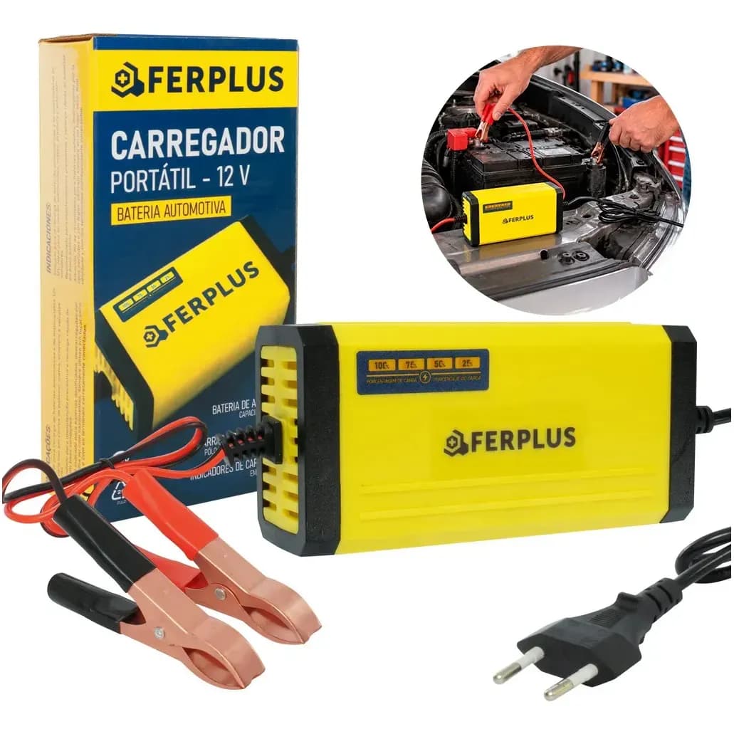 Carregador 12v 24w Bivolt 2a Moto Carro Inteligente