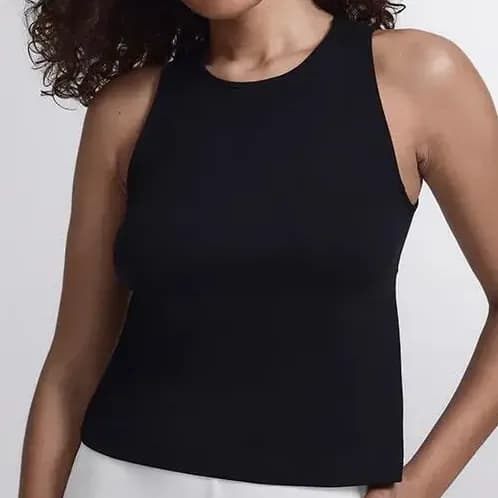 Regata Comfy Inlounge Feminino Insider Preta Liso M