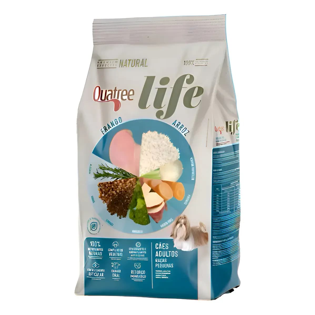 Ração Quatree Life Ad Raças Pequenas 10kg Sem Transgênicos