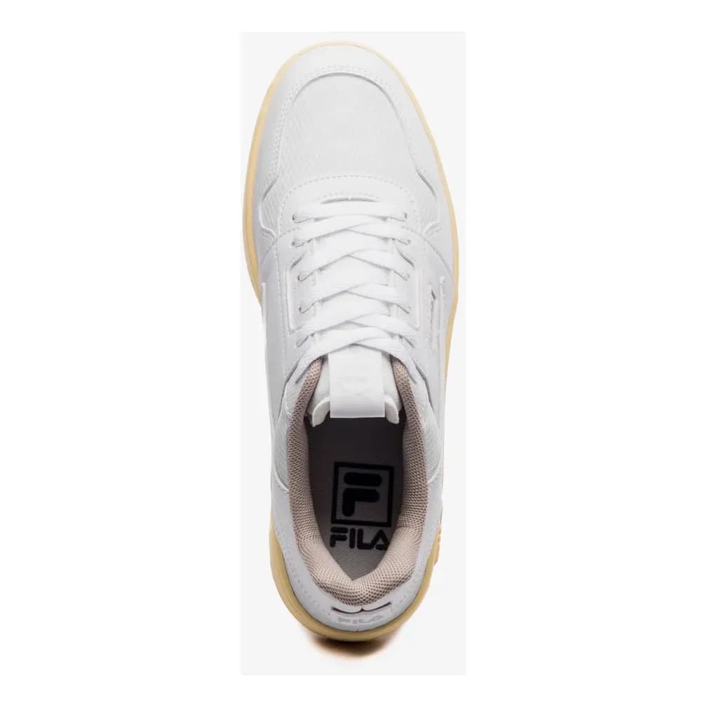 Tênis Masculino Fila Acd Classic Q1q2 26 Branco/cinza Gelo/castanho Claro Liso 39 Br