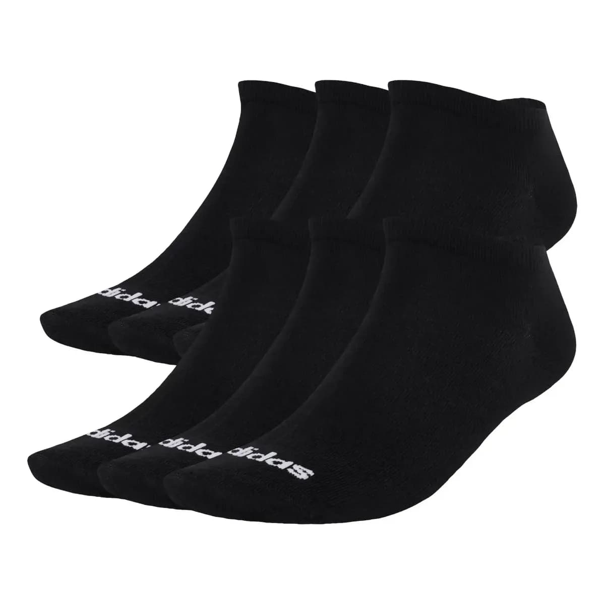 6 Pares De Meias Finas Linear Ballerina adidas Preto Lisa G
