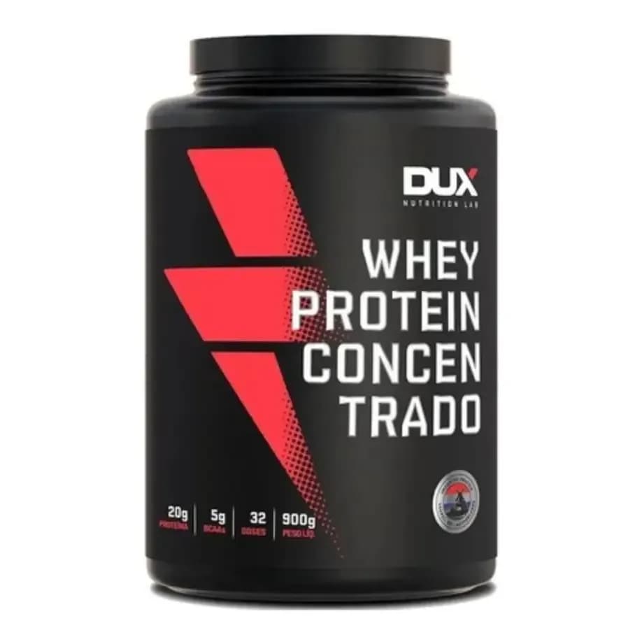 DUX HUMAN HEALTH Whey Protein Concentrado Pote 900g Sem Sabor