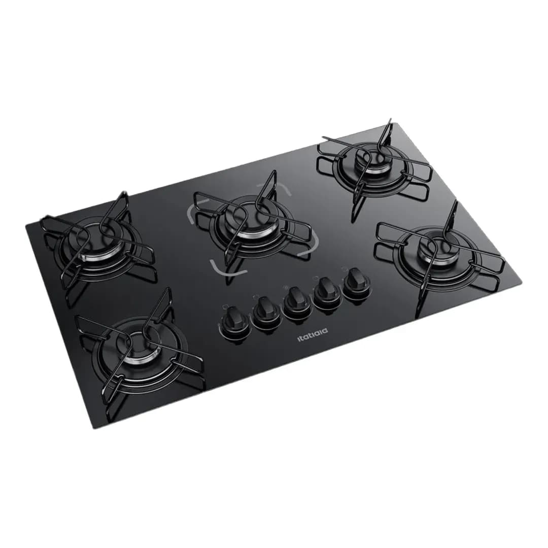 Cooktop Fogão Itatiaia Essencial 5 Bocas Bivolt Preto Preto 127/220v