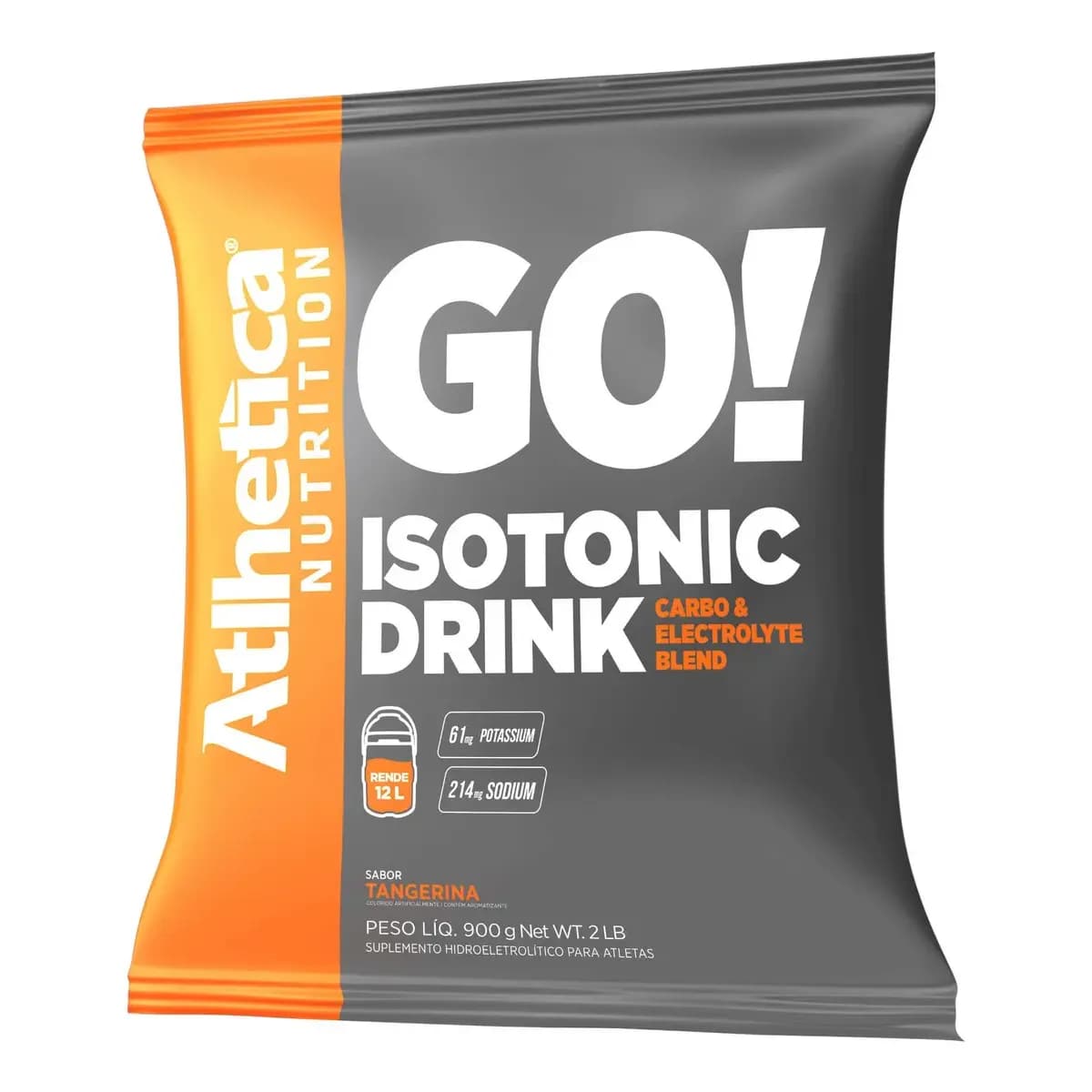 Atlhetica Isotônico Com Eletrólitos Isotonico Isotonic Drink Pó Tangerina