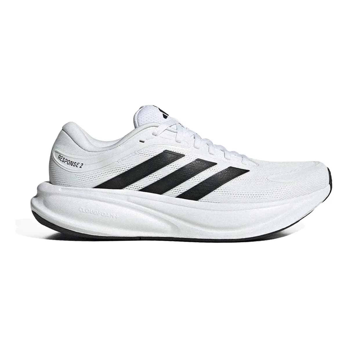 Tênis adidas Response 2 Masculino Confortável Leve Versátil Branco/preto Liso 40 Br