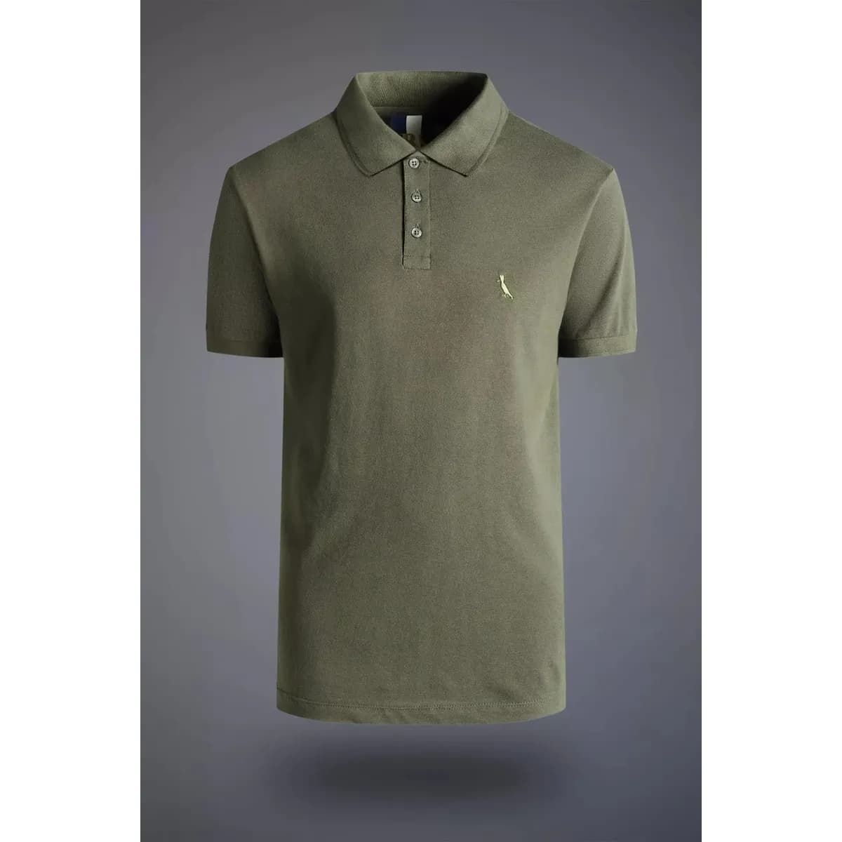 Polo Masculina Reserva Regular New Basic Verde Musgo Liso M