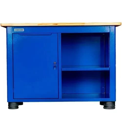 Bancada Semi-aberta C/1 Porta 1 Prateleira Azul Rotterman
