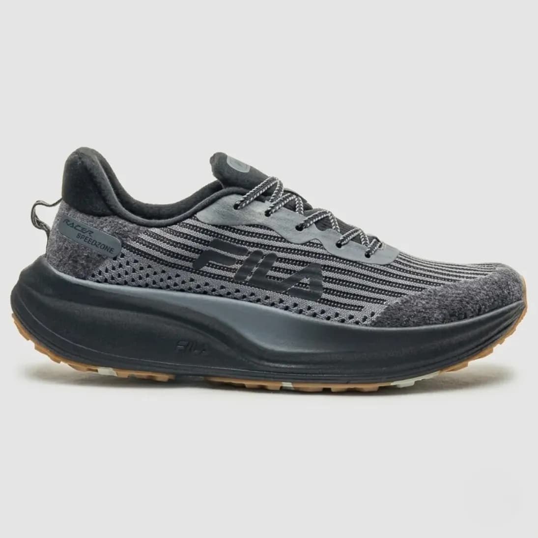 Tênis Fila Racer Speedzone Tr Masculino Corrida Trilha Preto Preto 43