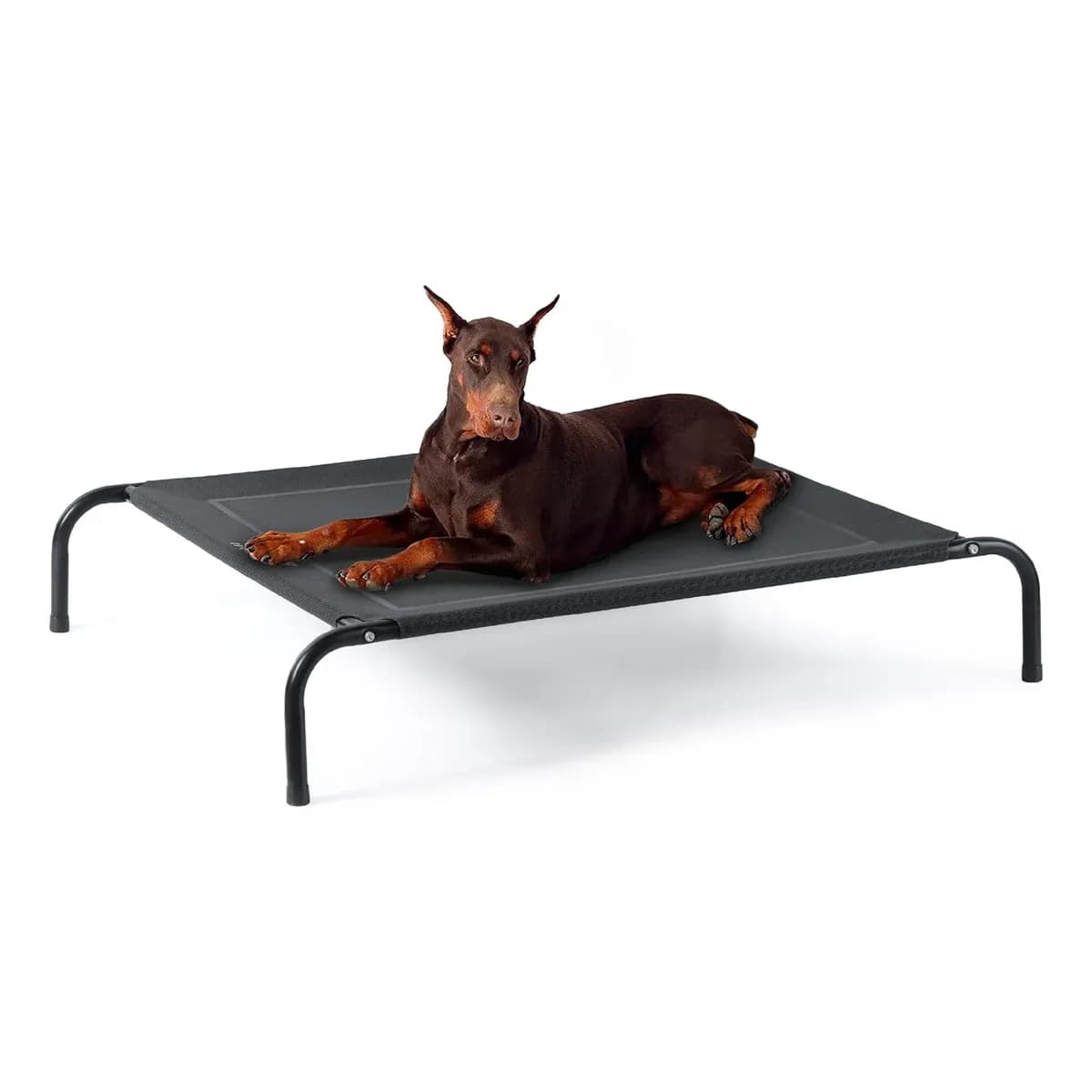Kit Cama Cachorro Pets Suspensa Grande 90 Cm Suporta Preto Secagem Rápida E Respirável Resistente E Duradouro Anti-desgaste Grande
