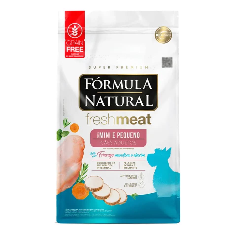 Fórmula Natural Fresh Meat Cães Adultos Mini E Pequeno 2,5kg
