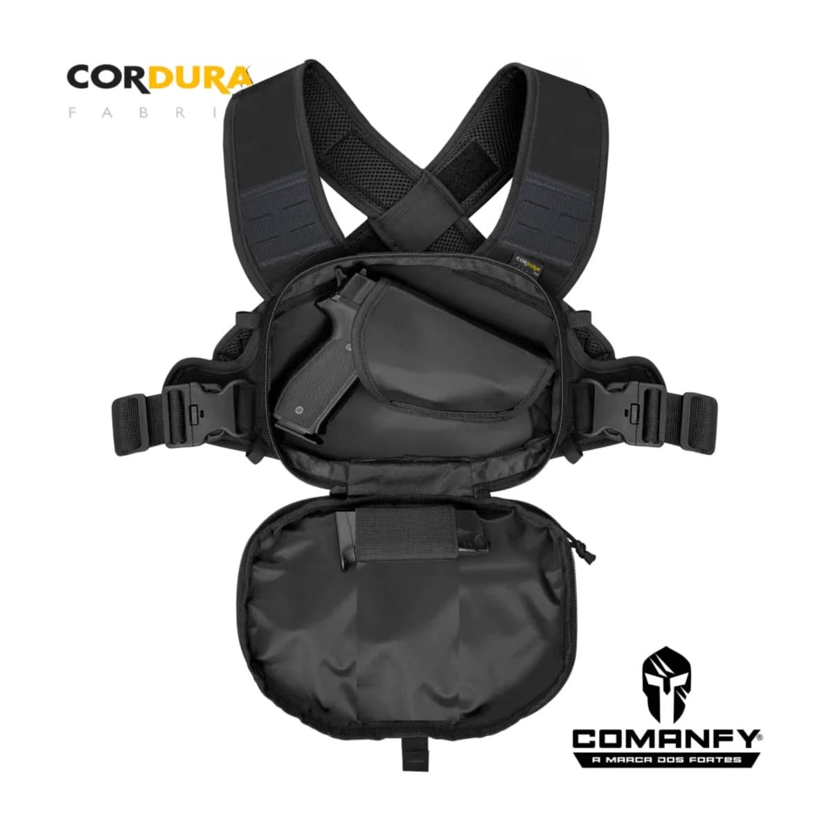 Bolsa Peitoral Comanfy Laser Cut Saque Rapido