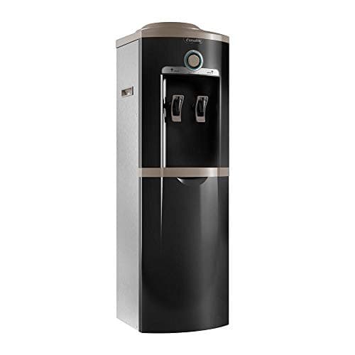 Bebedouro Gelágua Esmaltec EGC35B Coluna Natural e Gelada Preto/Inox 127V