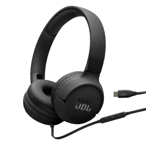 JBL, Fone de Ouvido, Tune 520C, On Ear, Com Fio, Com Cancelamento de Ruído - Preto