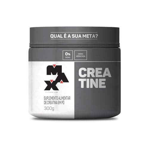 Max Titanium Creatina Pote Monohidratada (300g) 100% Pura | Creatina Pote com 300g da Max Titanium é a escolha ideal para quem busca maximizar seus resultados nos treinos