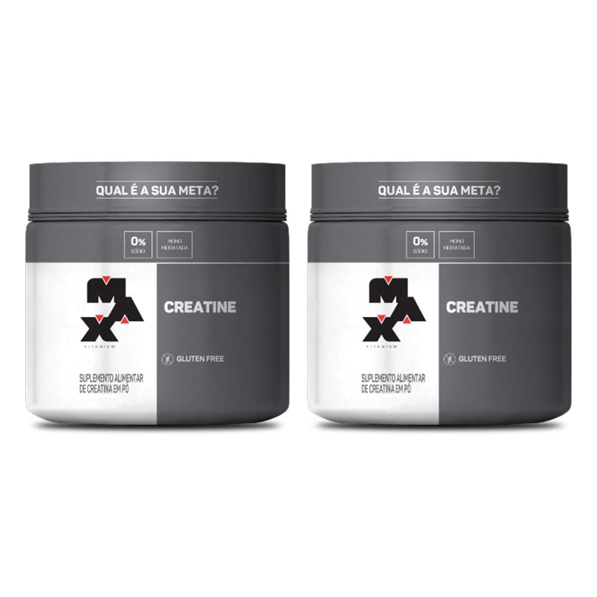Kit 2x Creatina 300g Max Titanium
