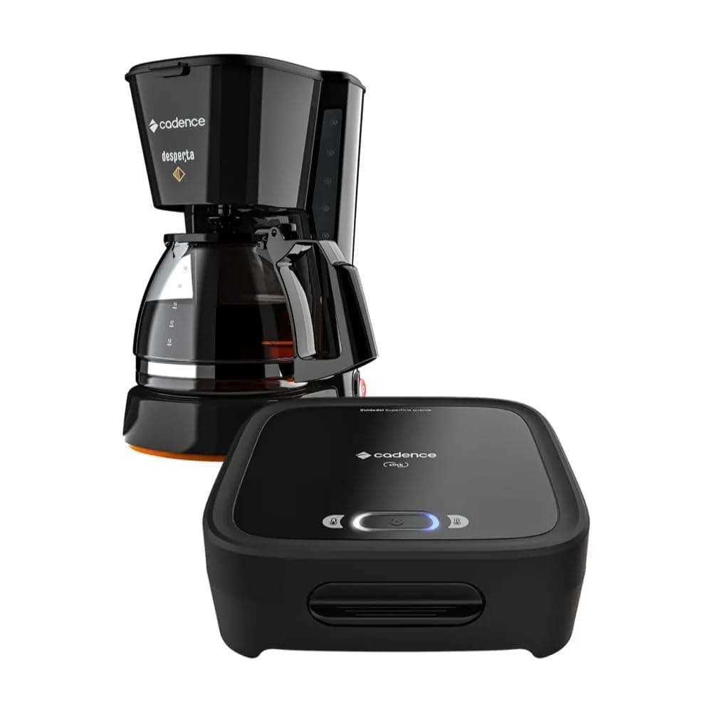 Kit Click Cadence - Sanduicheira e Cafeteira Desperta - 127V
