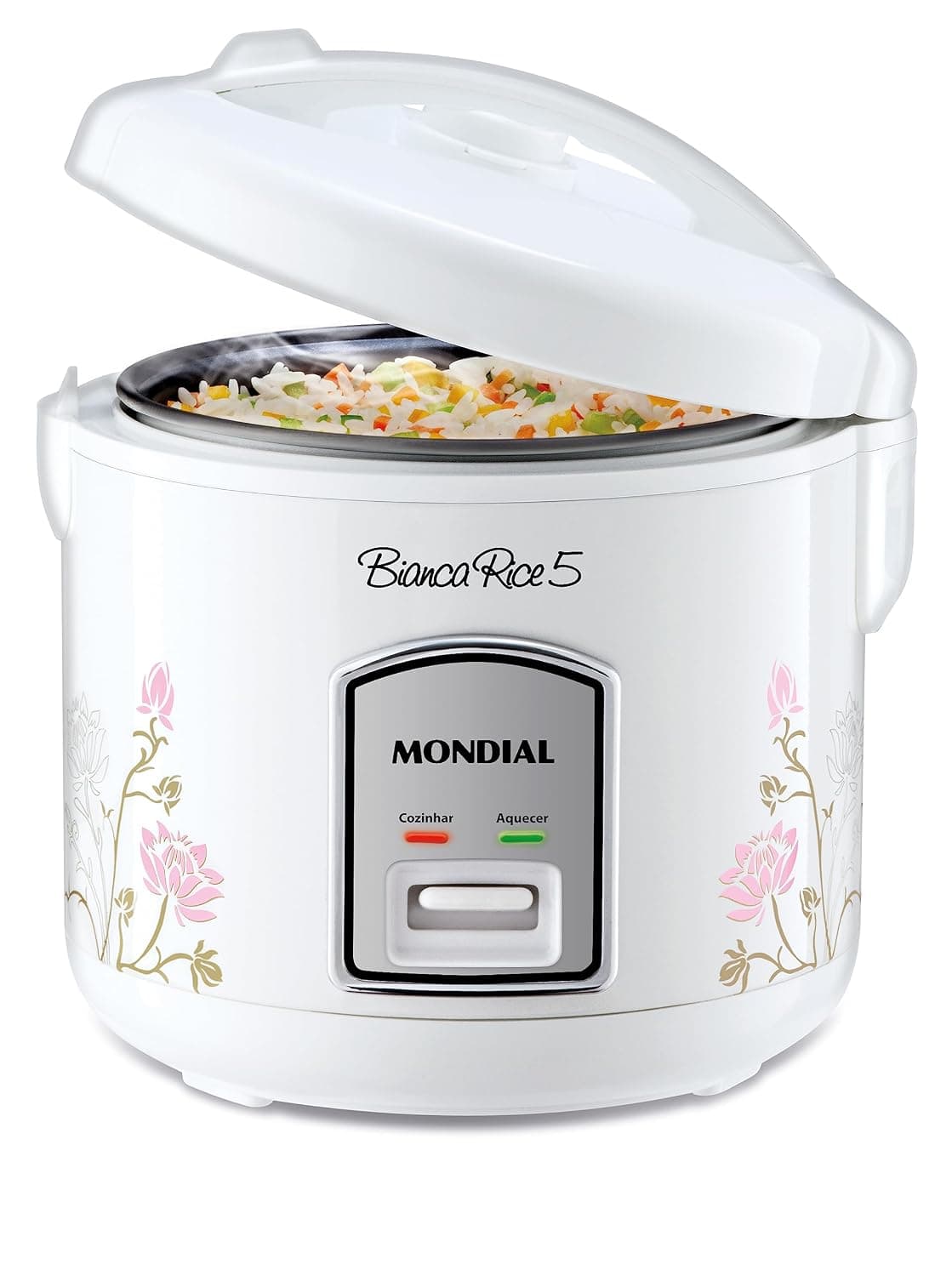 MONDIAL Panela De Arroz Bianca Rice 5, Branco, 400W, 110V - NPE-05-5X