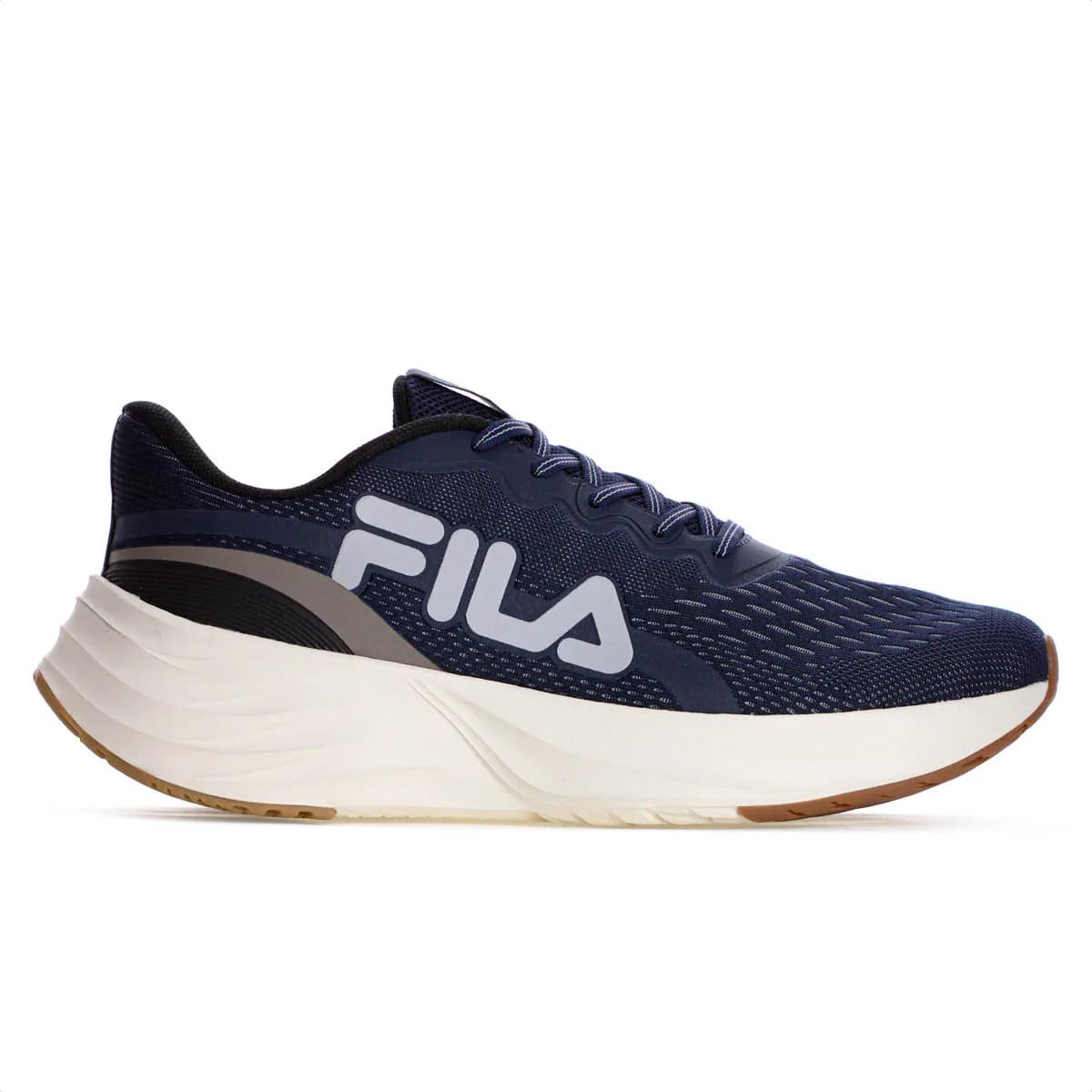Tênis Fila Corrida Estável Amortecimento Caminhada Azul