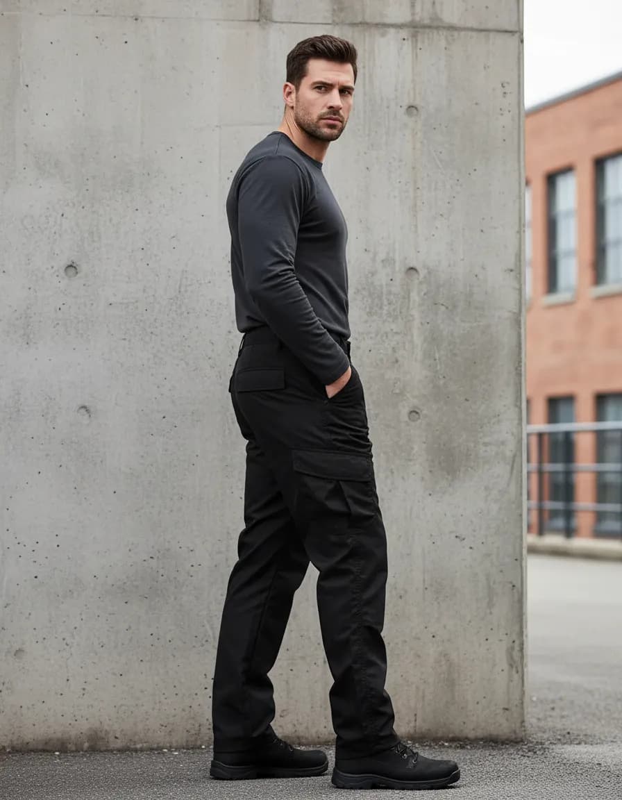 Calça Tática Cargo Com 6 Bolsos Poly Ripstop