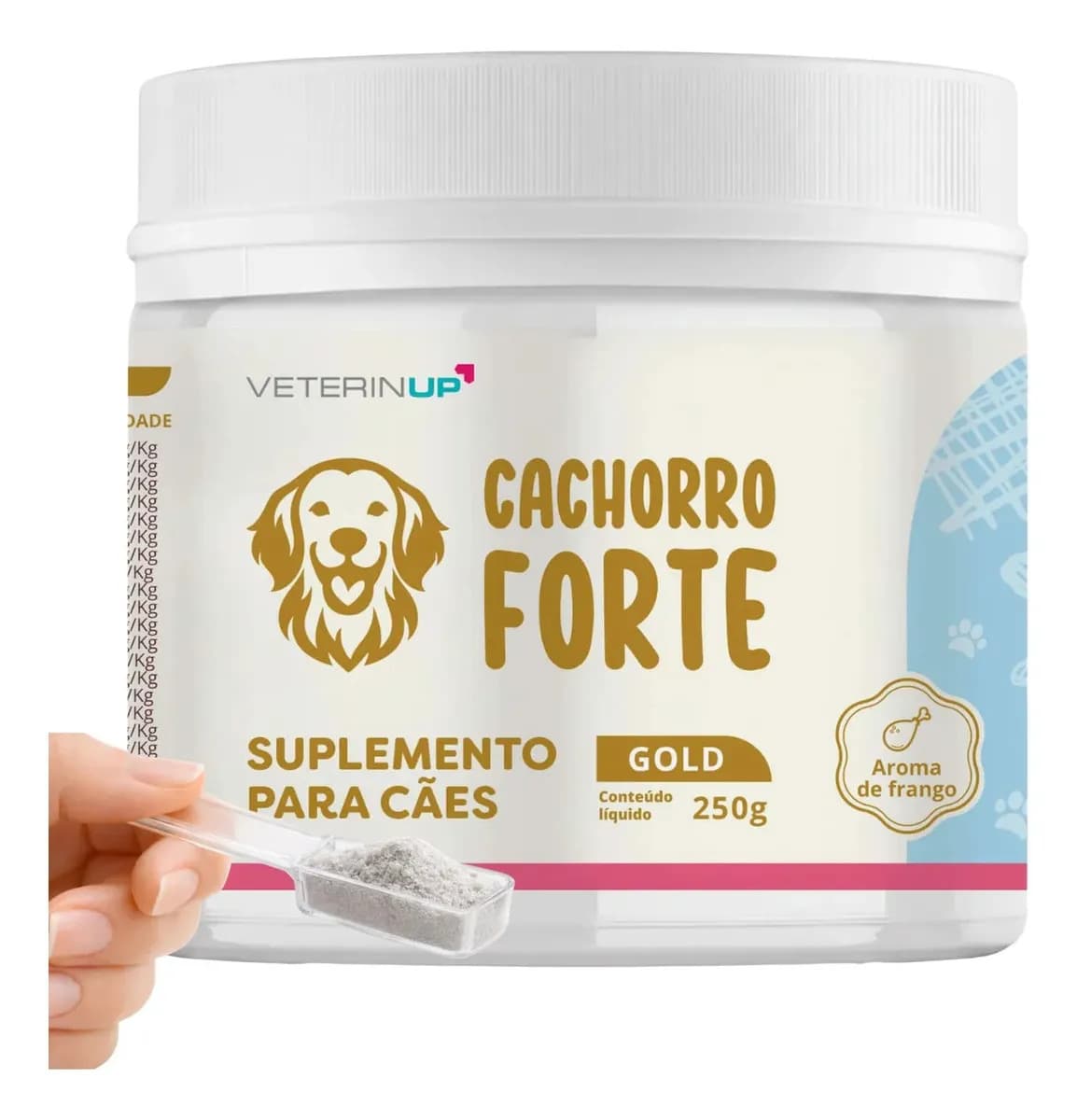 Suplemento Cachorro Forte Gold Diminui Odor Fezes Pelo Derme