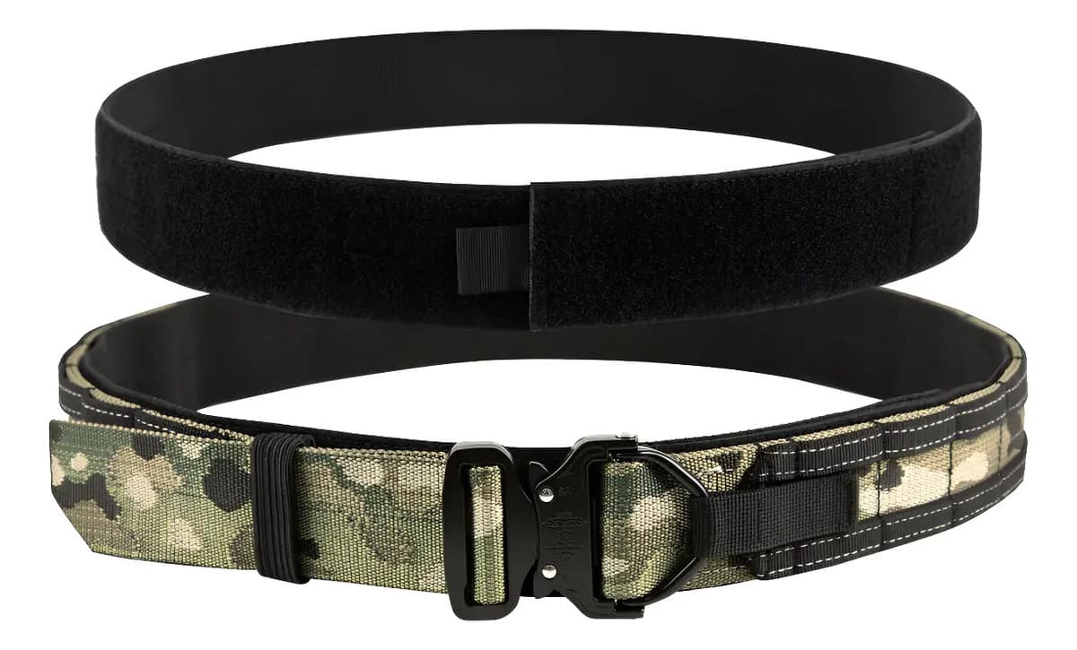 Votagoo Cinto Tático Duplo Militar Molle Fivela Rápida Nylon