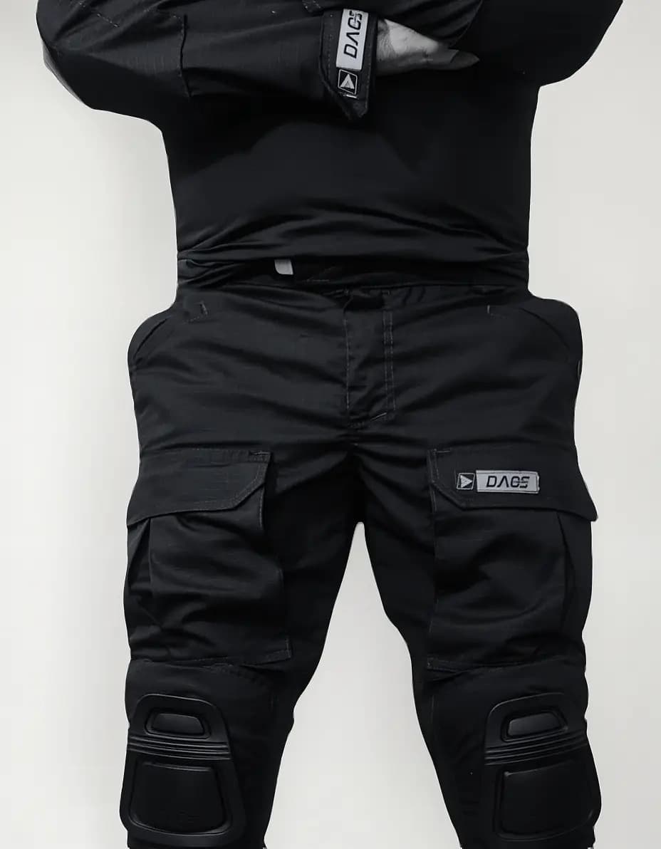 Calça Tática Ranger Joelheira Policial Preta Tactical Dacs