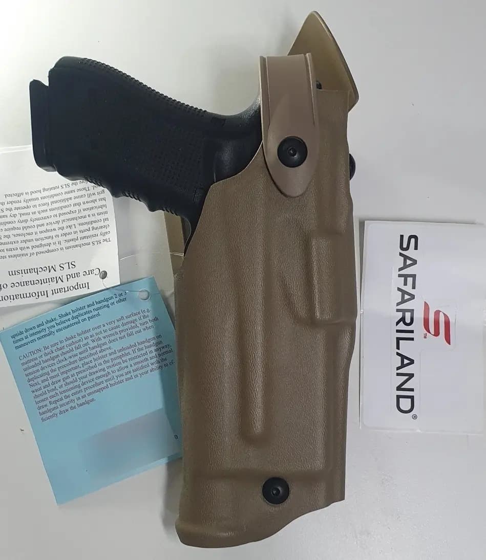 Coldre Safariland 6360 Als Fde Para Glock 17/22 Par Lanterna