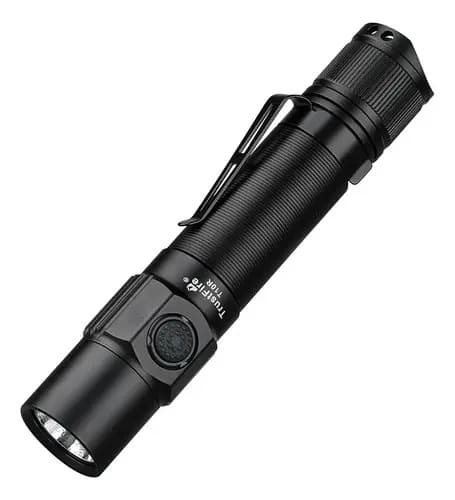 Lanterna Tática Trustfire T10r - 1800 Lúmens - Botão Tático Cor da lanterna Preto