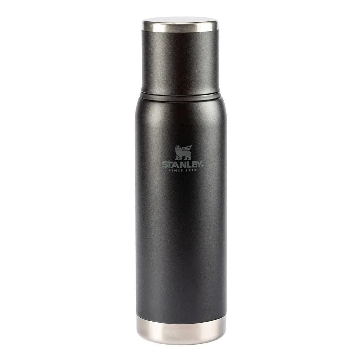 Garrafa Térmica Stanley Adventure 2.0 com Tampa Antivazamento Matte Black 1L