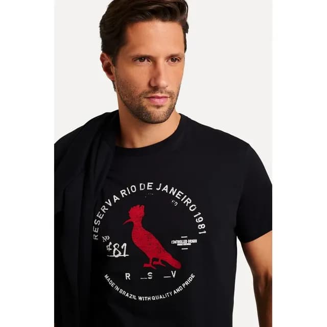 Camiseta Sb Algodão Carimbo Gaze Reserva