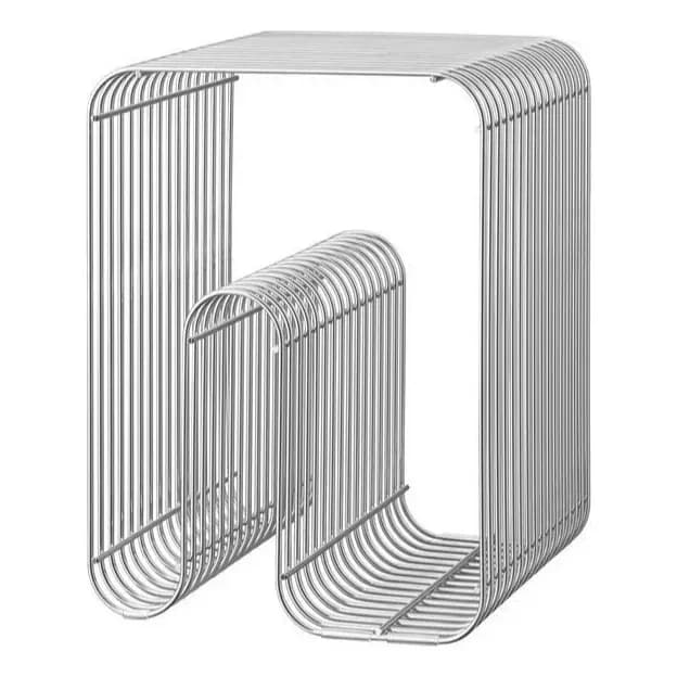 Estante De Armazenamento, Mesa De Centro, Ferro, Simples