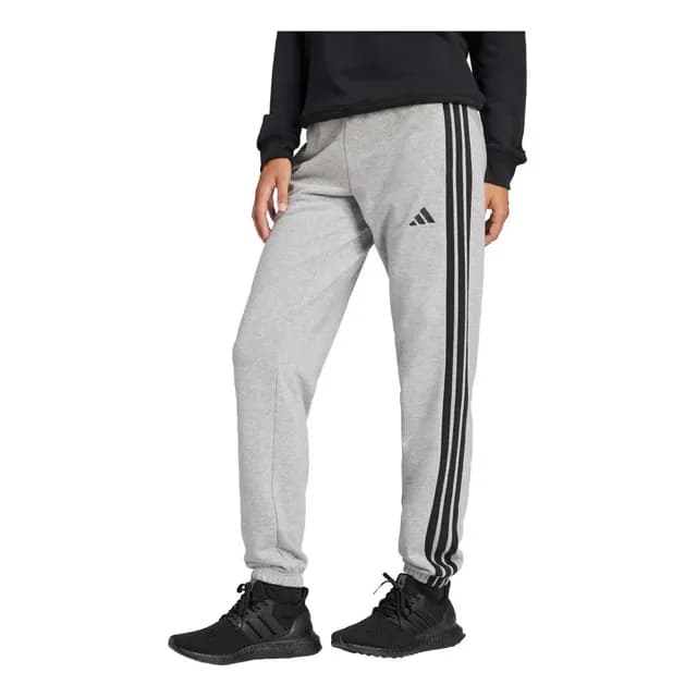 Calça Essentials French Terry Cuffed 3 Listras adidas