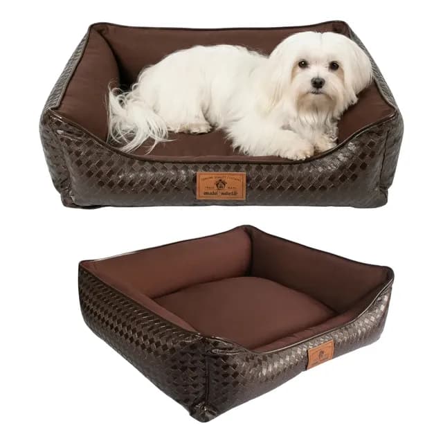 Cama Caminha Mupets Courino Cães E Gatos Impermeável Premium