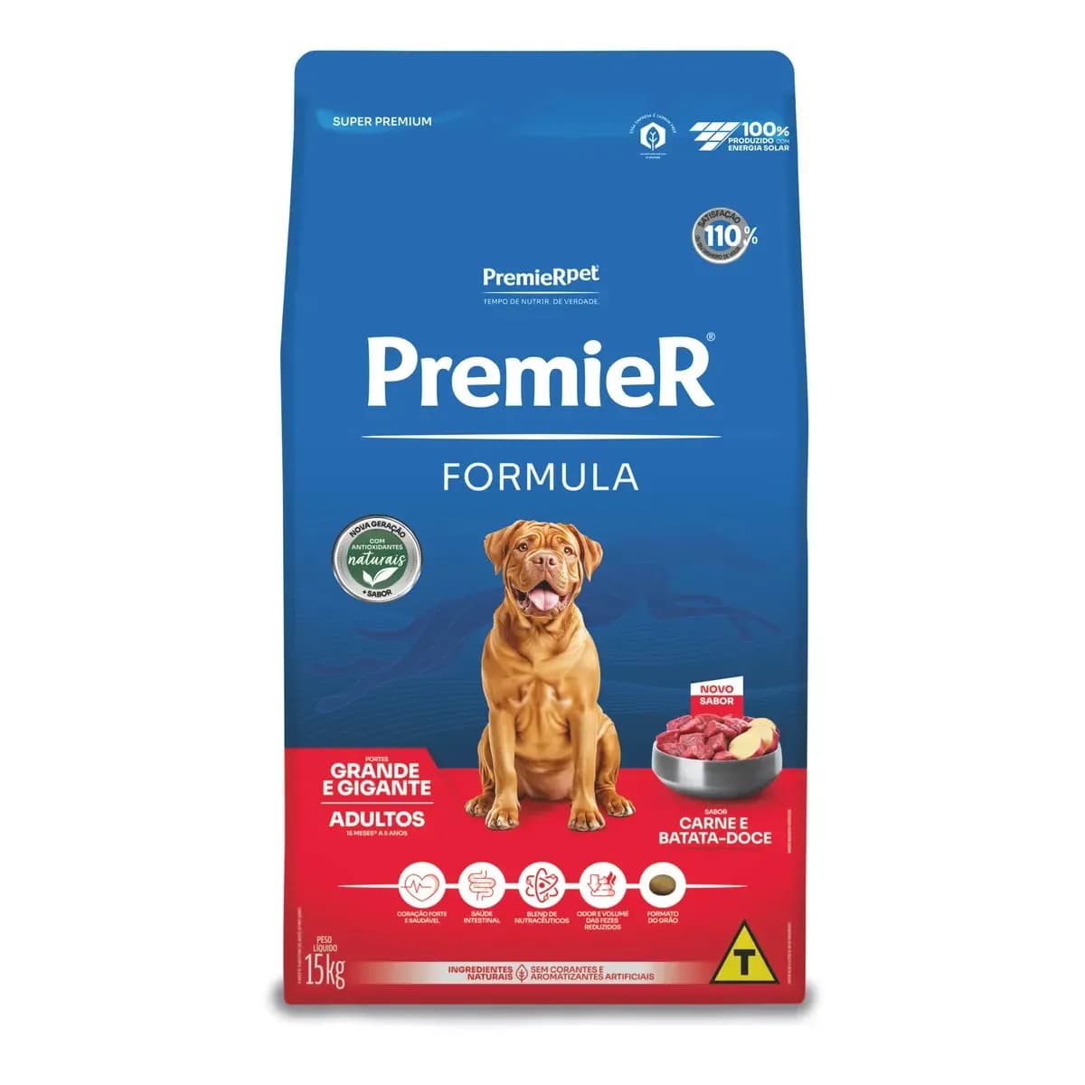 Premier Formula Adulto Raças Grandes Sabor Carne 15kg