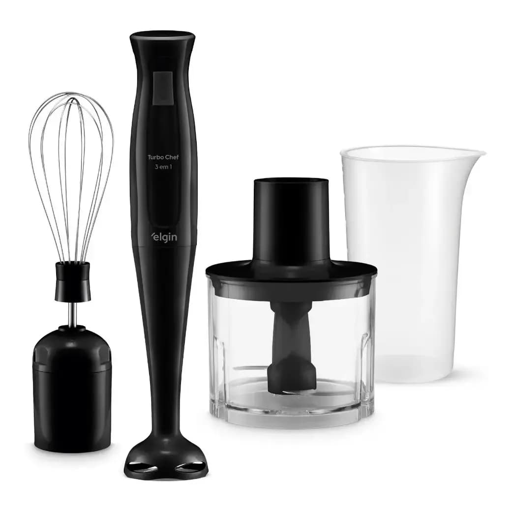 Mixer Vertical Turbo Chef Elgin 3 Em 1 200w Preto 110v Preto