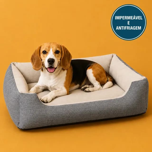 Cama Pet Cachorro E Gato Impermeável Antifriagem Média