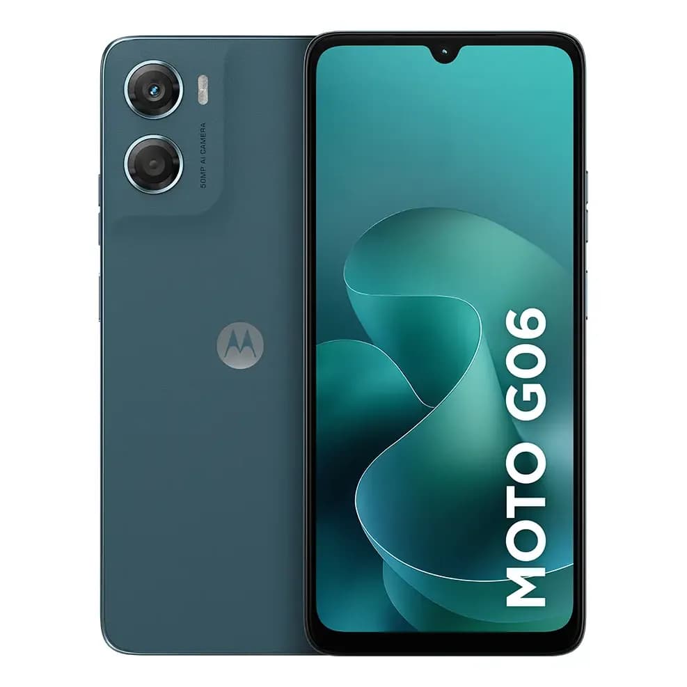Smartphone Moto G06 128GB 4GB RAM + 8GB RAM Boost, Câmera 50mp,Bateria 5200mah - Azul