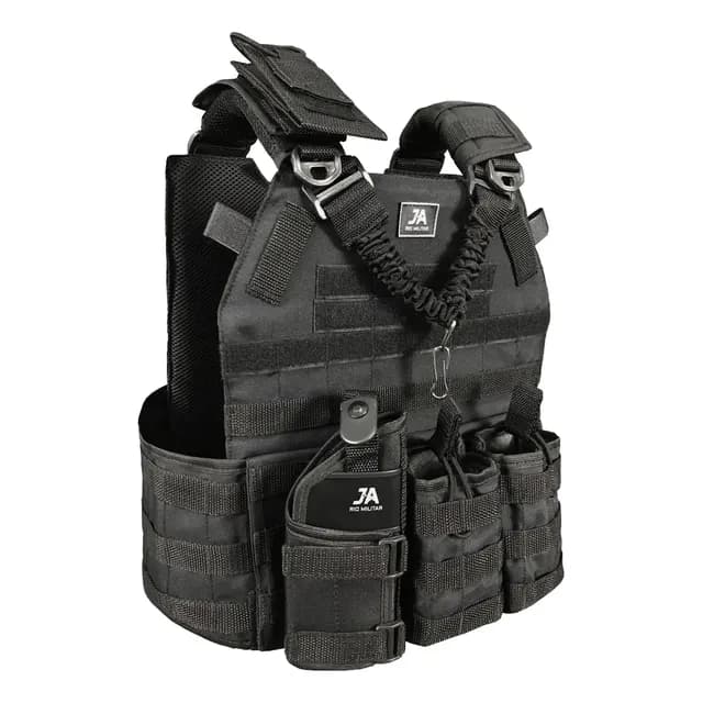 Capa De Colete Modular Plate Carrier 5 Bolsos Ja Rio Militar