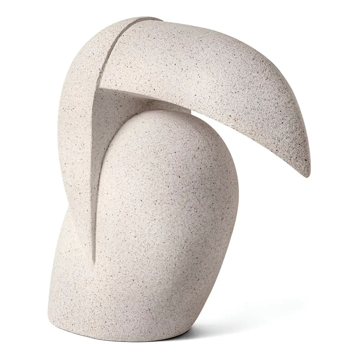 Escultura Decorativa Tucano Em Poliresina 20cm 16332 Mart Cor Branco